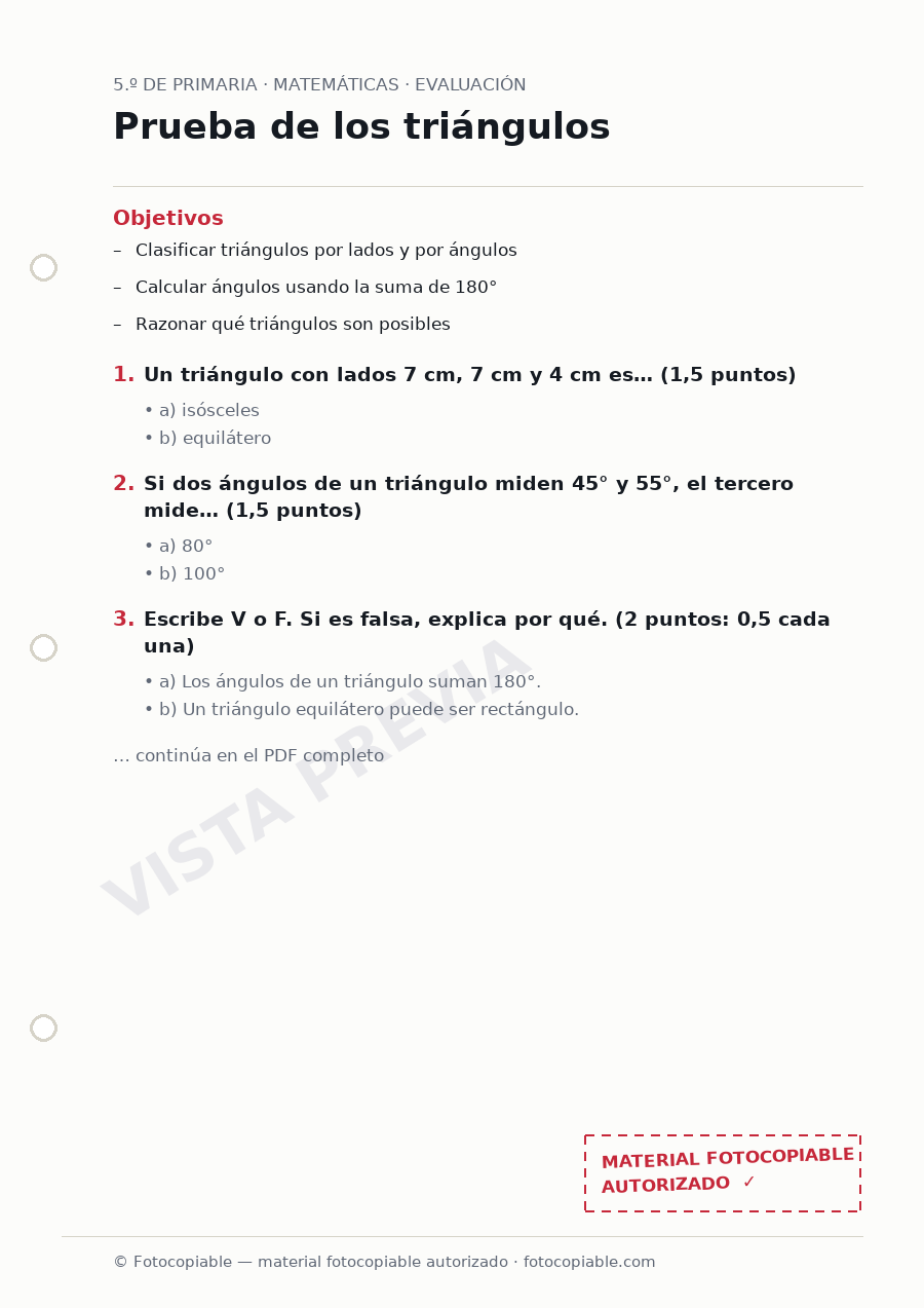 Vista previa de la ficha «Prueba de los triángulos»